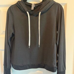 Vuori essential hoodie size small heather black
